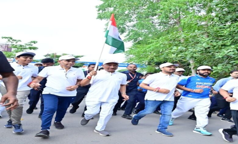 CM Saa joined the Independence Run Yatra, said our tricolor is a symbol of struggle and sacrifice