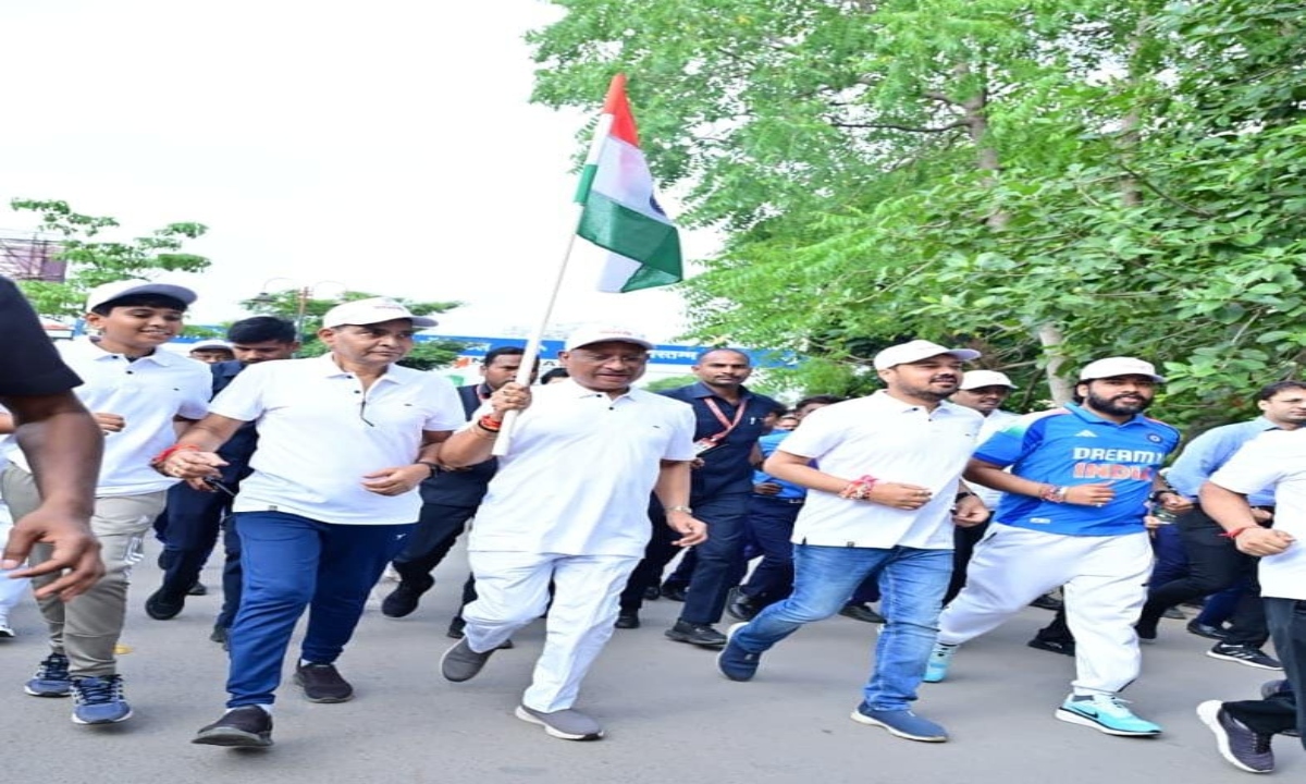 CM Saa joined the Independence Run Yatra, said our tricolor is a symbol of struggle and sacrifice