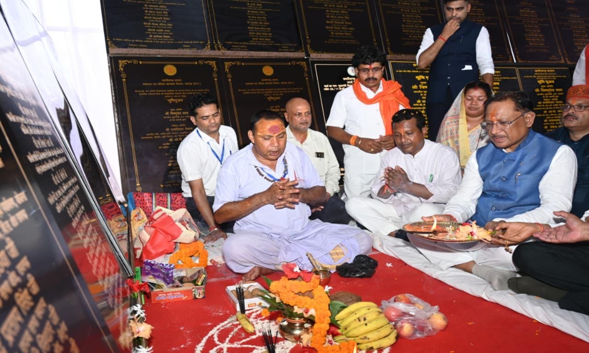 CM Sai gave the gift of development works worth Rs 62.36 crore in Dharamjaigarh