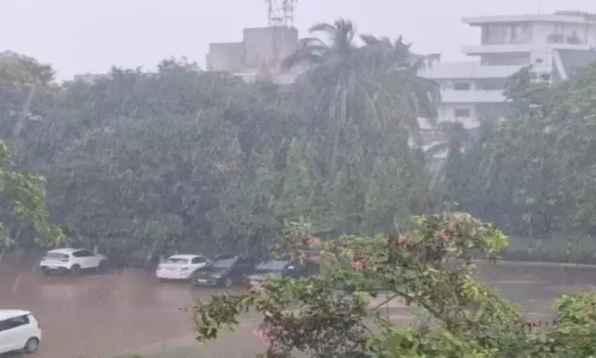 बस्तर में भारी बारिश-बिजली गिरने का अलर्ट: रायपुर-बिलासपुर में गरज-चमक के साथ बौछारें, दुर्ग में सड़कें डूबीं