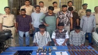 Major action against drug trade in Mahasamund, 9 accused arrested, huge amount of drugs seized