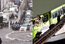 भारी बारिश का कहर: मोनोरेल हादसा, इंडिगो ने जारी की एडवाइजरी; CM ने जांच के आदेश