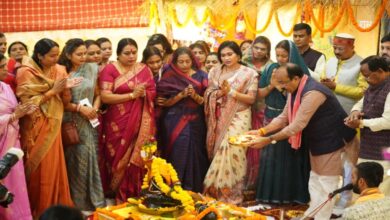 Chhattisgarh Silver Festival: Women power gathered in Teeja-Pora festival, auditorium filled with cultural programs