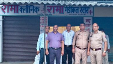 नकली दवाओं के साथ 11वीं फेल झोलाछाप गिरफ्तार, एक लाख रुपये की दवाएं जब्त
