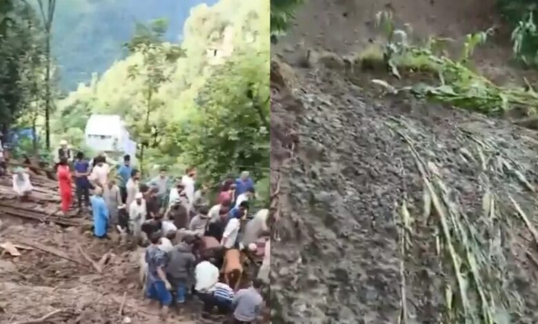 Landslide in Reasi, Jammu and Kashmir, tragic death of husband, wife and 5 children