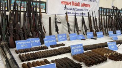 Security forces recovered a huge cache of weapons in a Maoist encounter