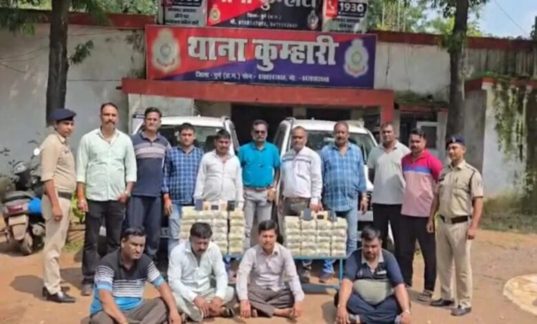 Major action by Durg Police: Rs 6.6 crore recovered from Maharashtra passing vehicle, suspected of hawala business