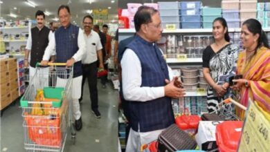 CM Sai shops at Shubham's Mart, calls GST cut a savings revolution