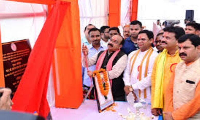 Raipur receives development projects worth Rs 150 crore: Deputy Chief Minister Arun Sao lays foundation stone for three overpasses