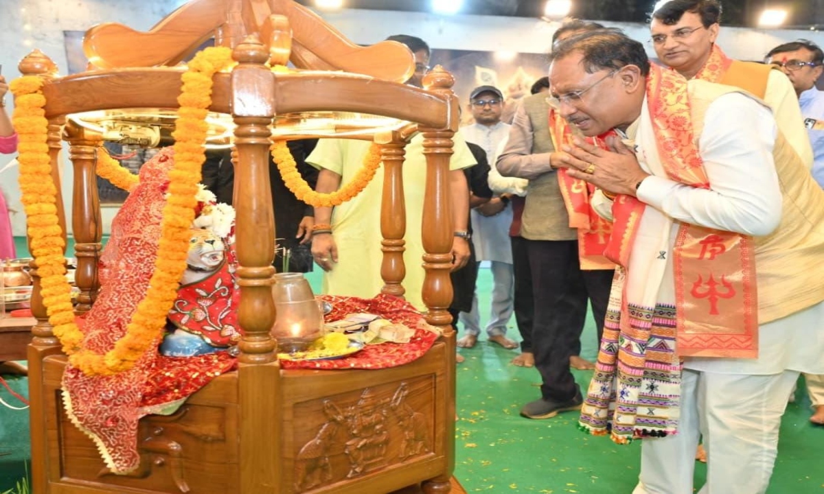 उत्साह, उमंग और सद्भावना बढ़ाने का पर्व है नवरात्रि: सीएम साय