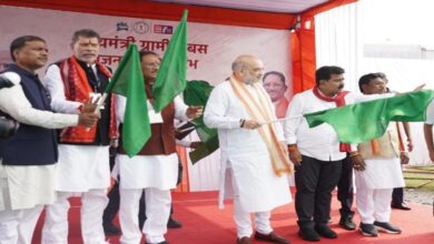 Union Home Minister Amit Shah launched the Chief Minister Rural Bus Scheme, 250 villages will be connected with bus service for the first time.