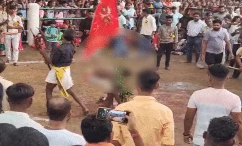 500-year-old tradition in Raigarh: Baiga drinks blood after sacrificing 40 goats