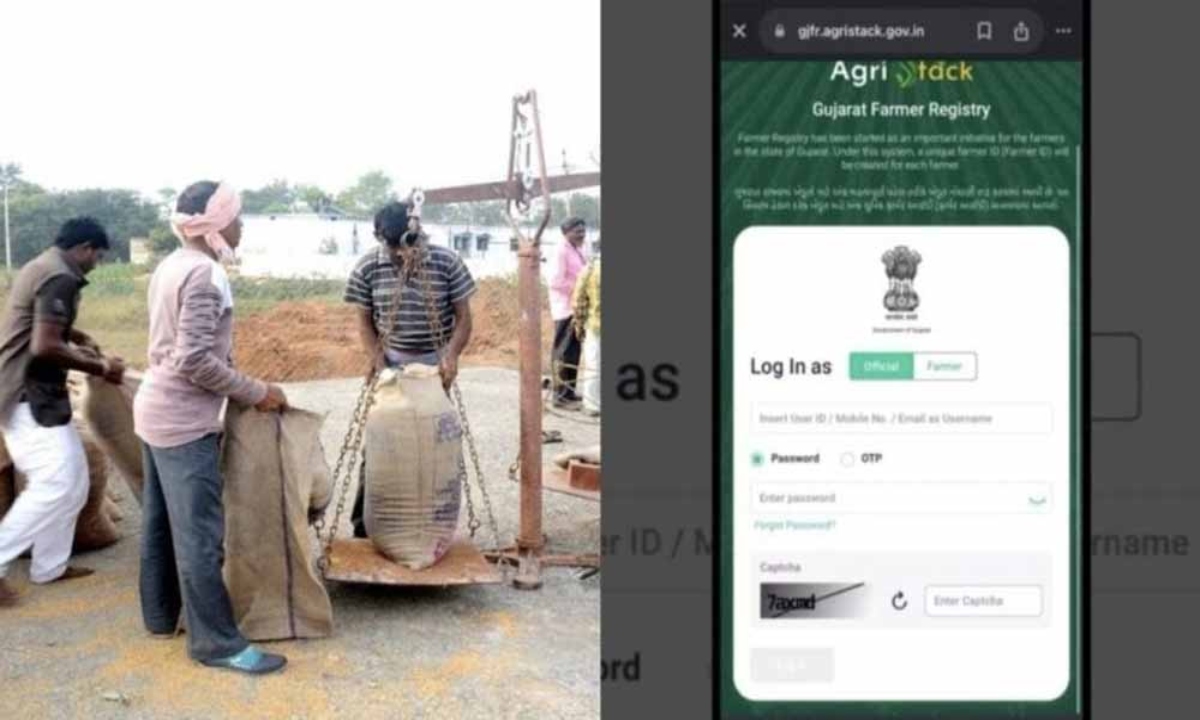 Farmer registration on the Agristack portal is mandatory for paddy procurement; registrations can be done till October 31.