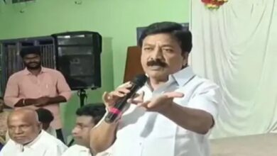 Controversy erupts over AIADMK MP CV Shanmugam's controversial remarks, with DMK strongly condemning it.