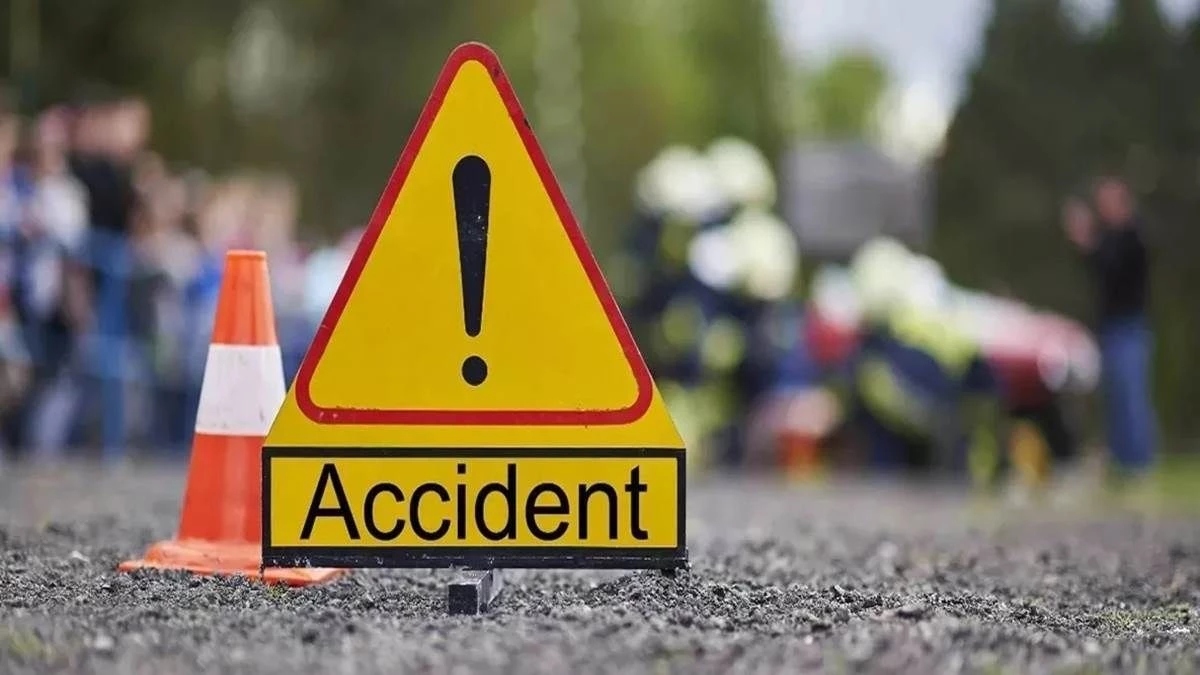 Three youths were seriously injured in a tragic road accident while returning after buying firecrackers on Diwali.