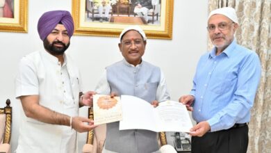 Invitation to Chief Minister on the 350th Martyrdom Day of Guru Tegh Bahadur Ji
