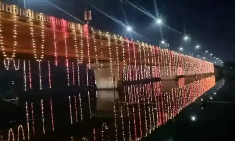 Diwali like scene at the country's largest Chhath Ghat