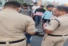 Accident at VIP Chowk, young man dies.