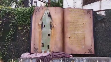 Ruckus over breaking of Chhattisgarh Mata's statue in Raipur, Kranti Sena staged protest