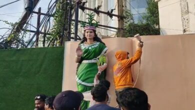 वीआईपी चौक पर दोबारा स्थापित हुई छत्तीसगढ़ महतारी की प्रतिमा, आरोपी गिरफ्तार