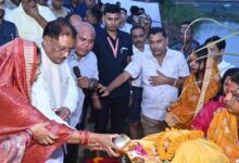 CM Sai offered prayers to the Sun at Duldula Chhath Ghat and prayed for the prosperity of the state.