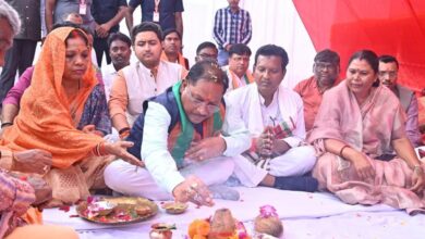 CM Sai inaugurated and performed Bhoomi Pujan for 13 development works worth Rs 40.89 crore in Farsabahar.