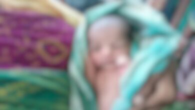 A newborn baby was abandoned in the bushes; Passersby heard the baby's cries and informed the police; the police are investigating.