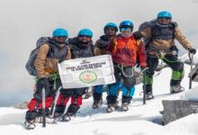 Jashpur echoes in the Himalayas: Tribal youth open a new mountaineering route, naming it the 'Vishnu Dev Route'