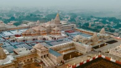 Modi reaches Ayodhya, will hoist the religious flag of Ram Lalla