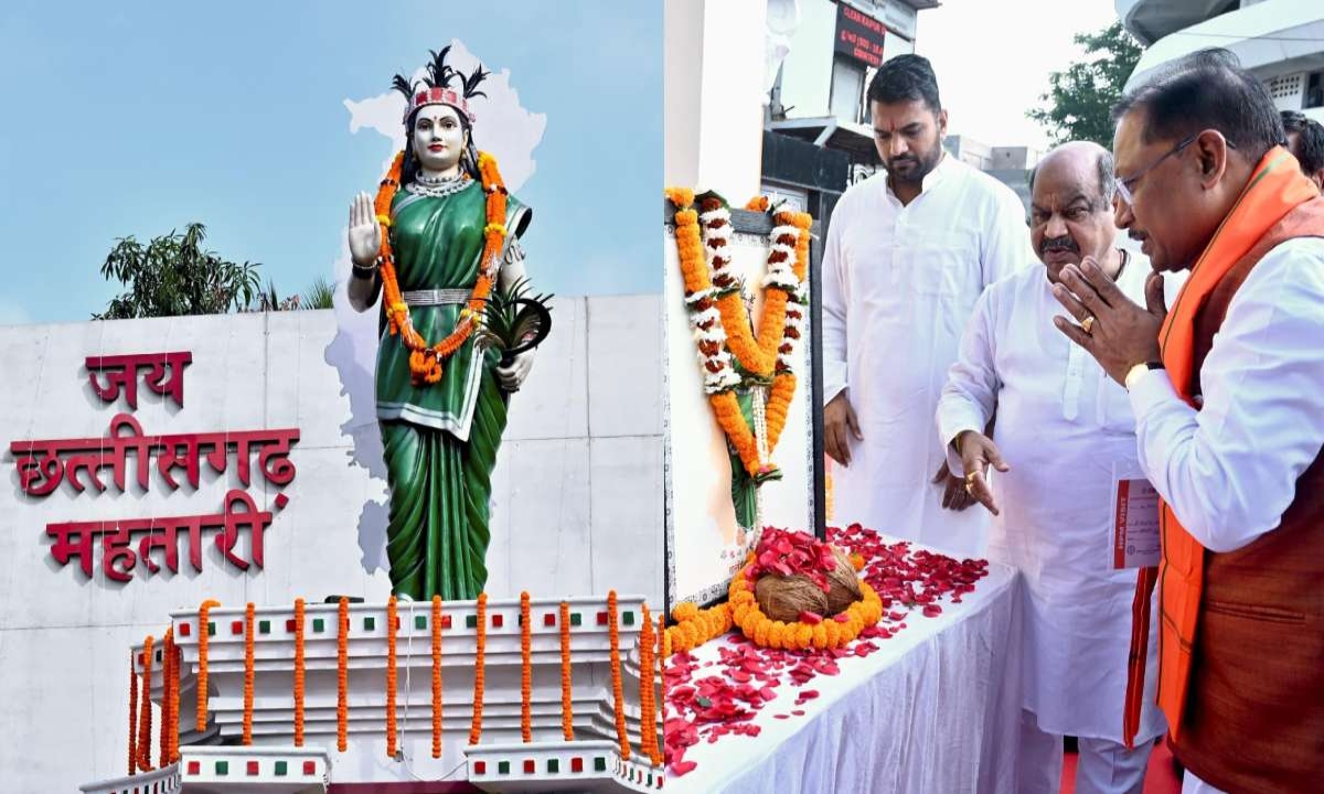 मुख्यमंत्री साय ने छत्तीसगढ़ महतारी को किया नमन, प्रदेशवासियों की खुशहाली की कामना