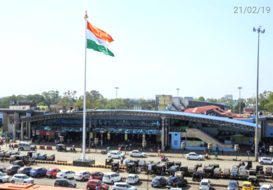 In view of the state festival, the state song resonated at the railway station.