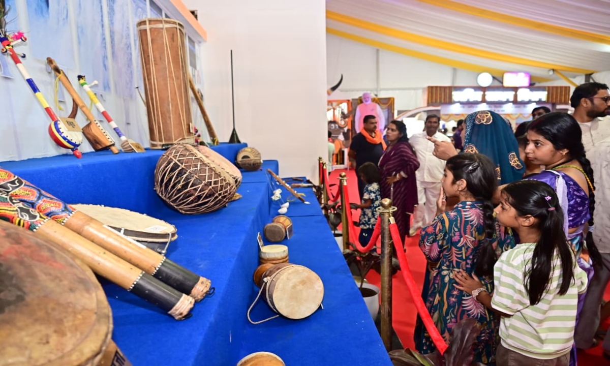 A large crowd gathered to witness Chhattisgarh's 25-year development journey.