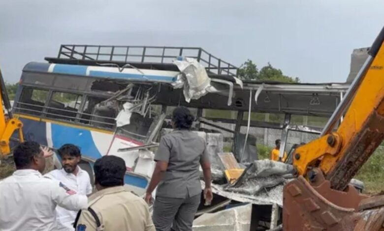 Horrific road accident in Telangana