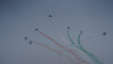 Air Force presents a thrilling air show on State Foundation Day: 'Jai Johar' and 'Chhattisgarhia Sabse Badhiya' echoed in the sky.