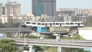 Monorail train derails in Mumbai, 3 workers injured; major accident during trial run