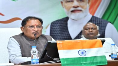 Nationwide celebrations mark the 150th anniversary of Vande Mataram; Prime Minister Modi and Chief Minister Sai pay tribute.