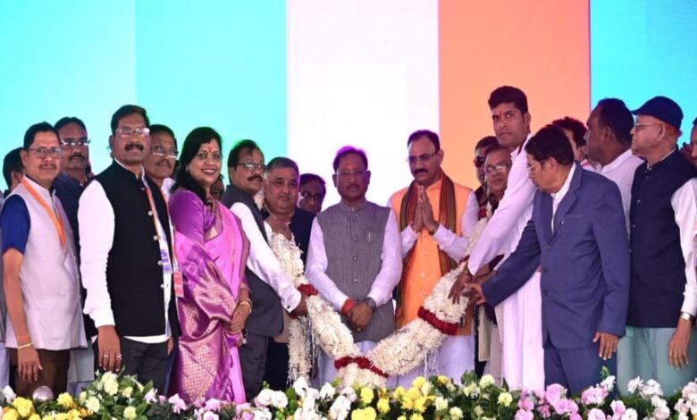 Chief Minister Sai attended the grand conference of Kalchuri Kalar Samaj.