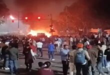 A car exploded near the Red Fort in Delhi.