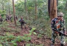 Naxalite encounter in the National Park area of ​​Bijapur.