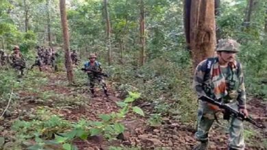 Naxalite encounter in the National Park area of ​​Bijapur.