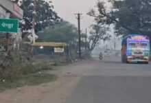 The temperature in Mainpat dropped to 4 degrees... dew drops turned into ice.