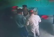 Two policemen in Chhattisgarh's Sakti were accused of demanding bribe and implicating someone in a false case.