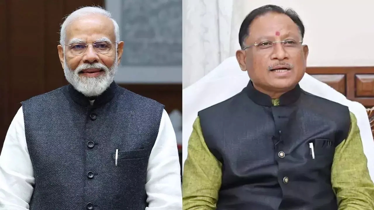 PM Modi praised CM Sai, said at a tribal event that our Vishnudev Sai is transforming Chhattisgarh.