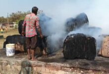 Fire in gunny bags during paddy procurement, sacks worth lakhs destroyed in two districts; arrangements under scrutiny