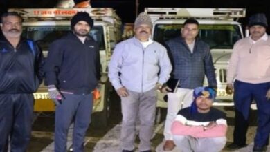 Police chased for 4 km and caught illegal paddy from UP