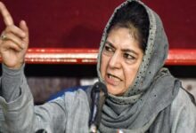Mehbooba Mufti's attack: "Kashmir's echo reaches the Red Fort"