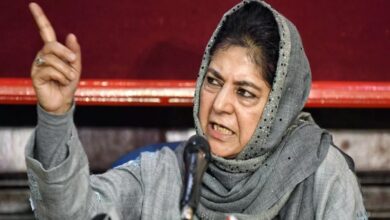 Mehbooba Mufti's attack: "Kashmir's echo reaches the Red Fort"