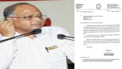 Chhattisgarh Advocate General Prafulla N Bharat has resigned, having been appointed last year.