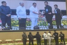 Mahasamund district got first place for excellent work under water conservation and public participation campaign.