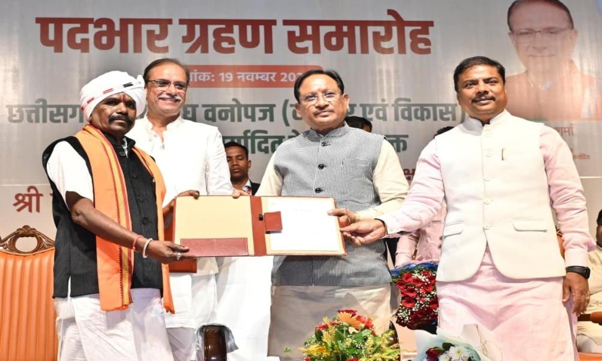 Government committed to increasing the income of forest dwellers and their all-round development: CM Sai